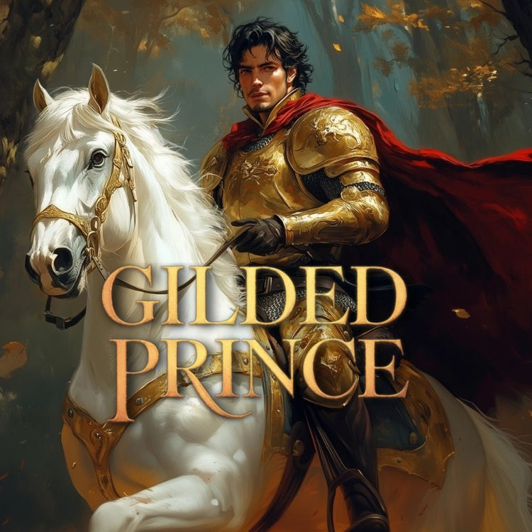 The Gilded Prince series art — MM dragon romantasy by Amy Campbell