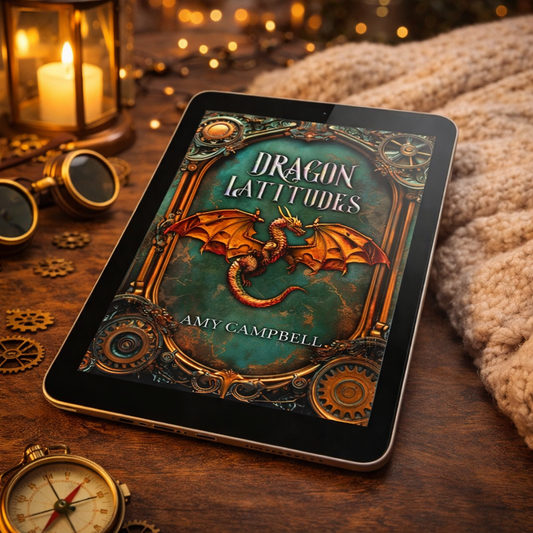 Dragon Latitudes special edition ebook flatlay, Airship Dragons Book 1